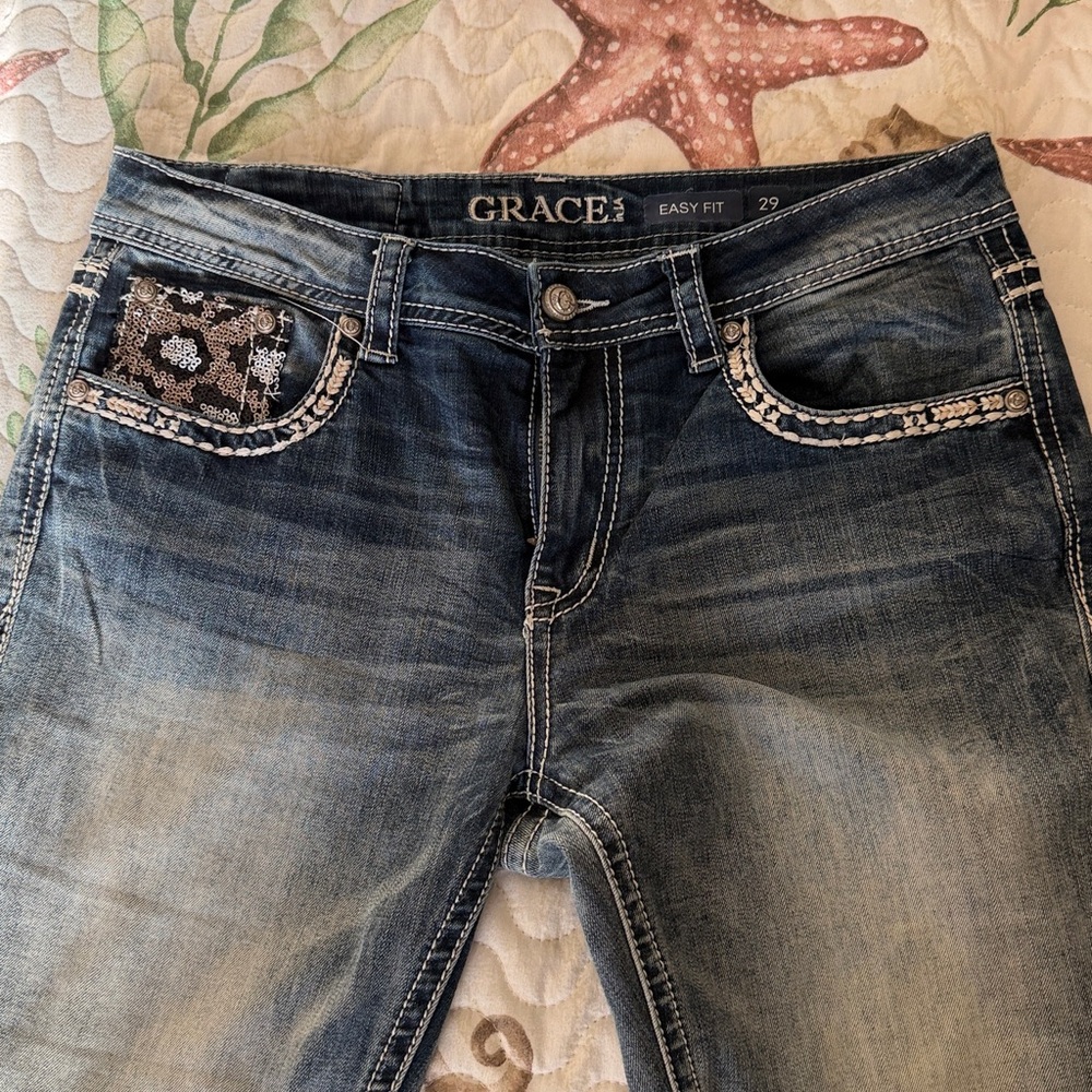 Grace Women's Blue Jeans